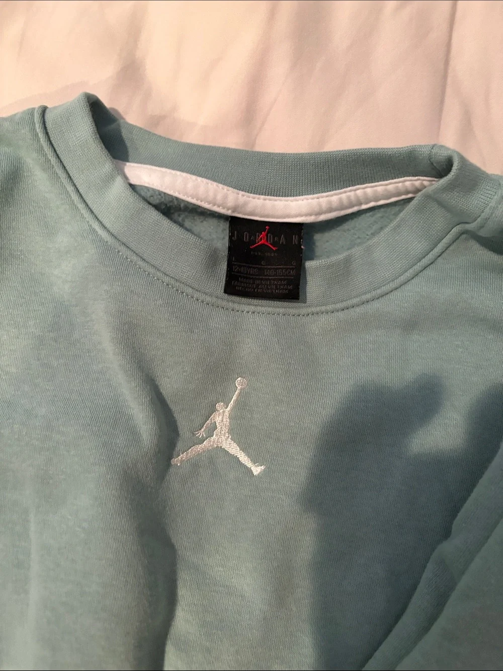 Jordan Kids Teal Green Crewneck & Joggers Set